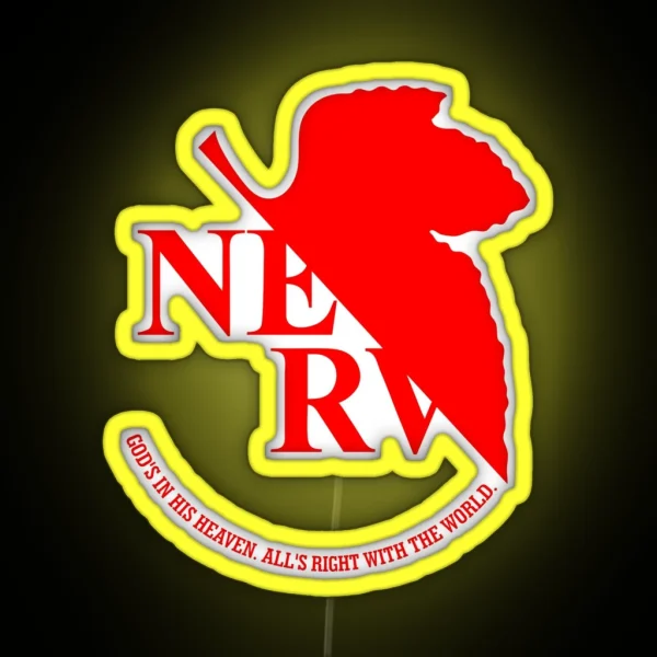 NERV EVA RGB Neon Sign
