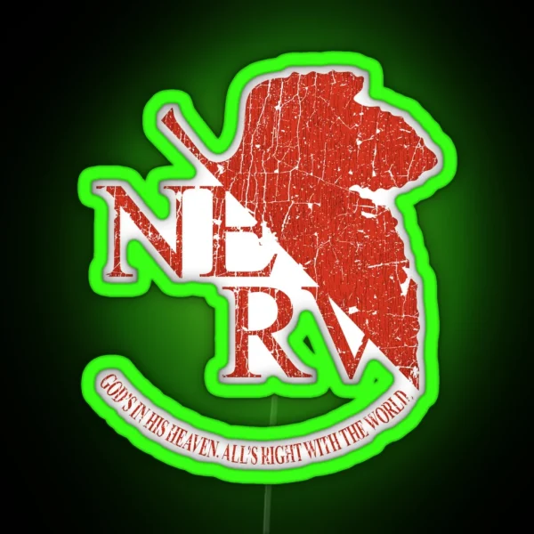 NERV Evangelion RGB Neon Sign