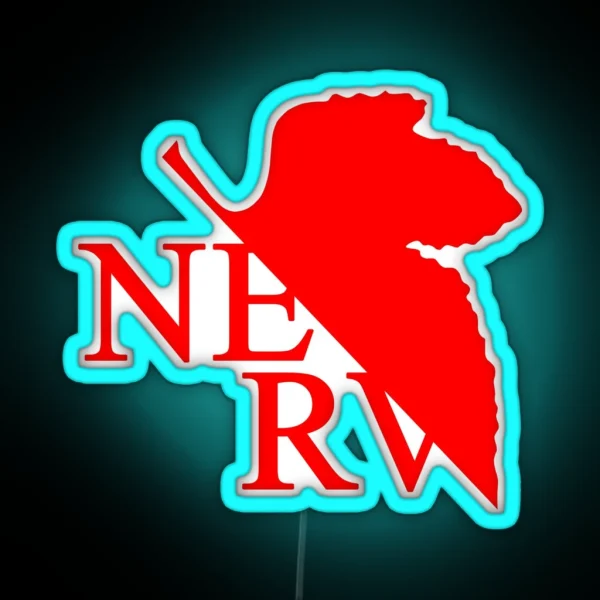 Nerv Logo RGB Neon Sign