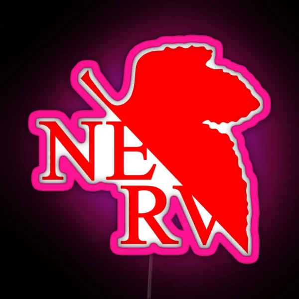 Nerv Logo RGB Neon Sign
