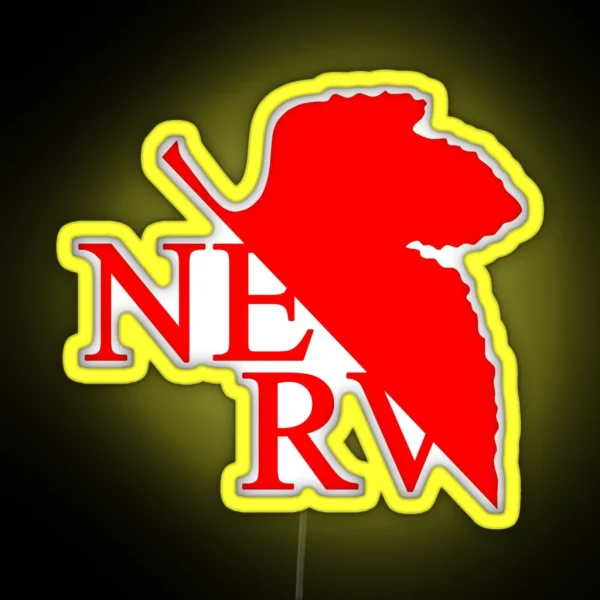 Nerv Logo RGB Neon Sign