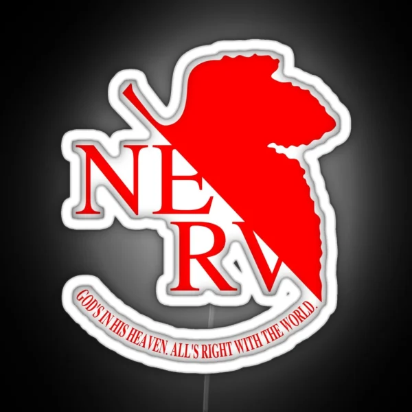 NERV Logo RGB Neon Sign