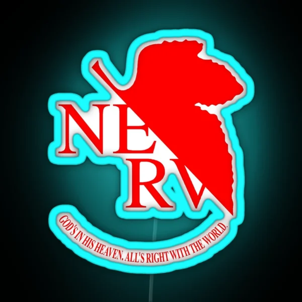 Nerv Logo RGB Neon Sign