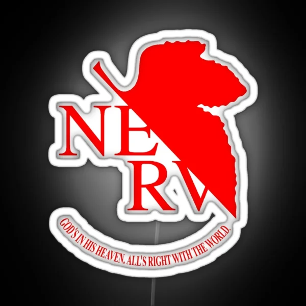 Nerv Logo RGB Neon Sign