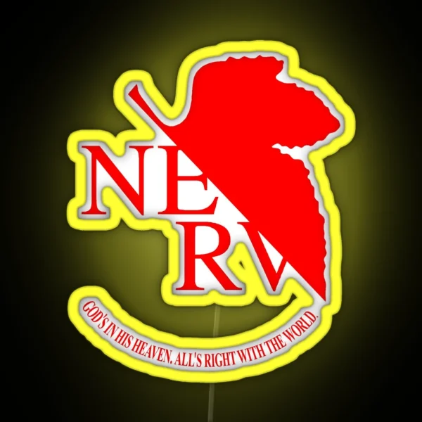 Nerv Logo RGB Neon Sign