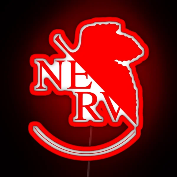 Nerv Logo Simple RGB Neon Sign