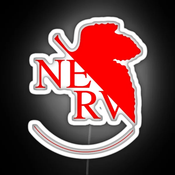 Nerv Logo Simple RGB Neon Sign