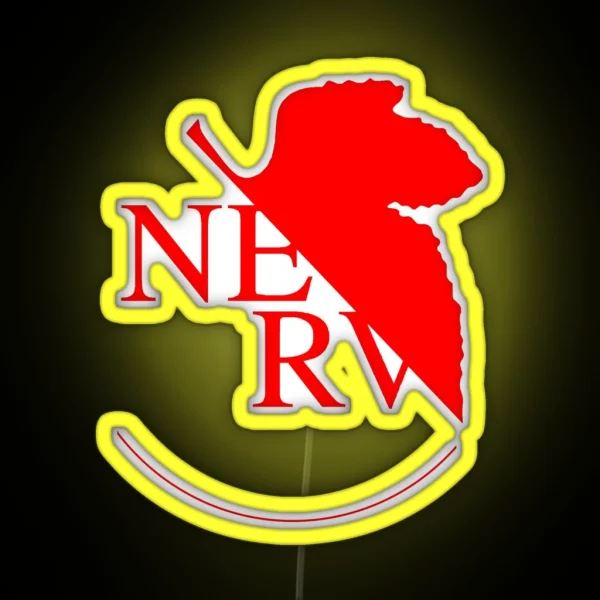 Nerv Logo Simple RGB Neon Sign