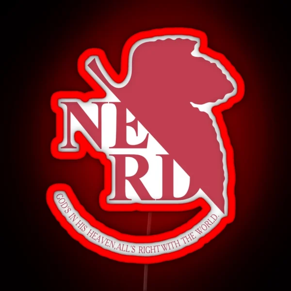 NERV Nerd RGB Neon Sign