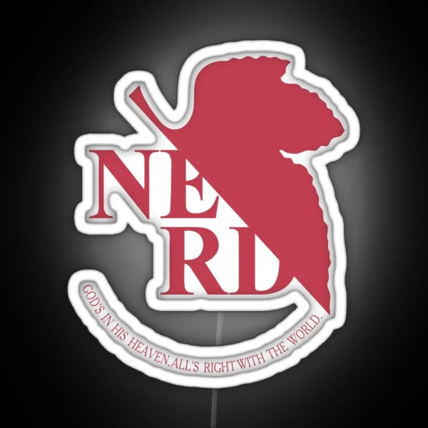 NERV Nerd RGB Neon Sign