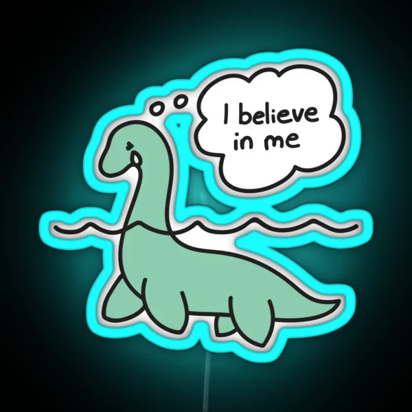 Nessie Believes In Nessie RGB Neon Sign