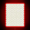 RGB Netting Pattern Neon Sign in Red