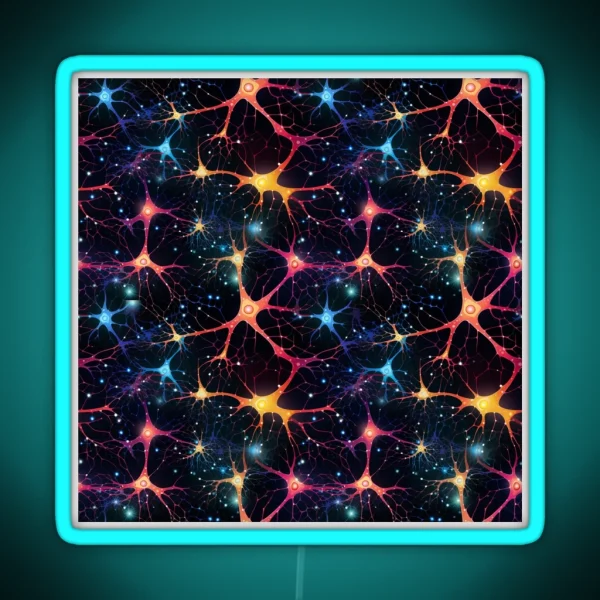 Neural Netting RGB Neon Sign