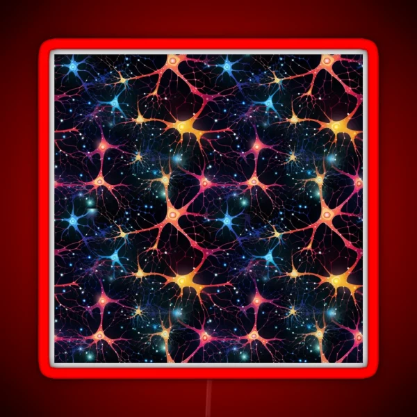 Neural Netting RGB Neon Sign