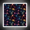 rgb neon sign displaying neural netting in vibrant colors