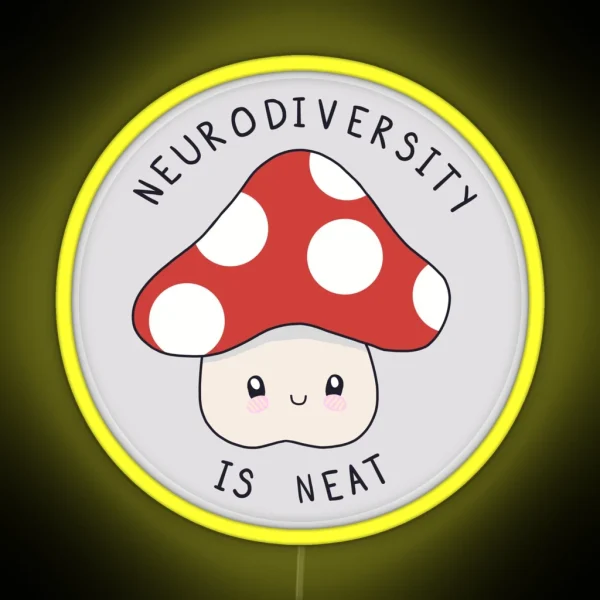 Neurodiversity Is Neat RGB Neon Sign