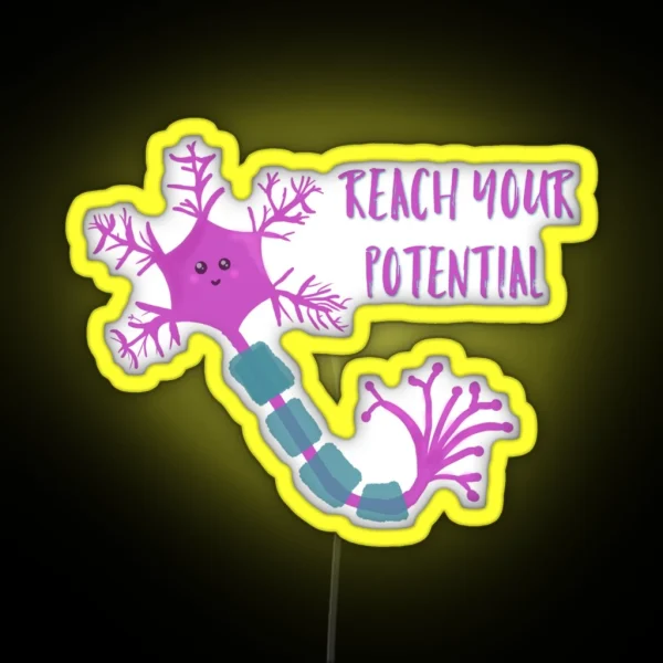 Neuron Motivation RGB Neon Sign