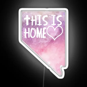 Nevada This Is Home RGB Neon Sign