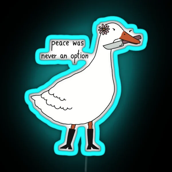 Never An Option RGB Neon Sign