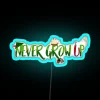NEVER GROW UP RGB Neon Sign - Image 3