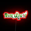 NEVER GROW UP RGB Neon Sign - Image 2