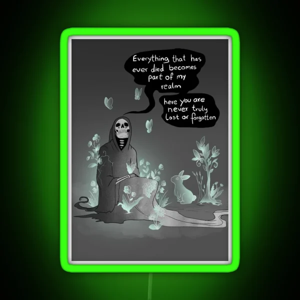 Never Lost Text Version RGB Neon Sign