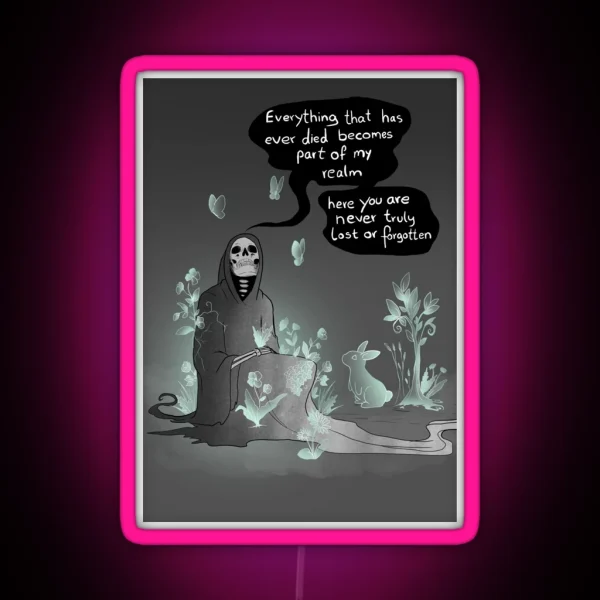 Never Lost Text Version RGB Neon Sign