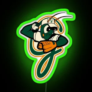New Greensboro Grasshoppers RGB Neon Sign