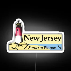 New Jersey Shore To Please RGB Neon Sign