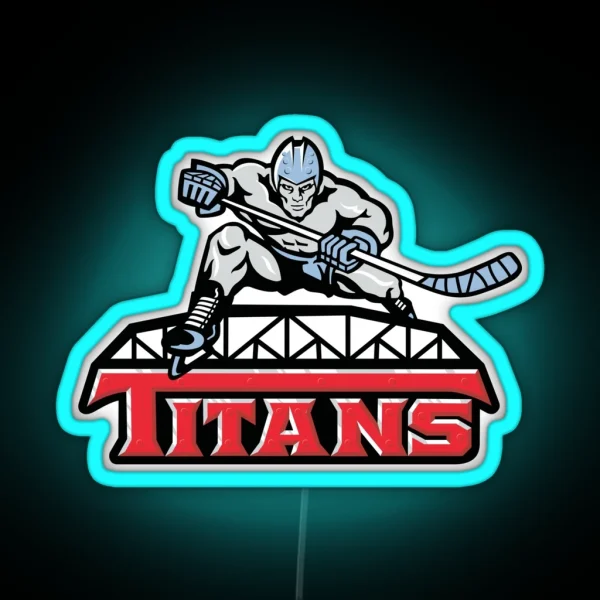New Jersey Titans RGB Neon Sign