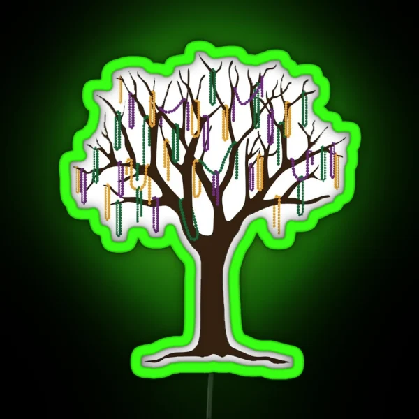 New Orleans Tree RGB Neon Sign