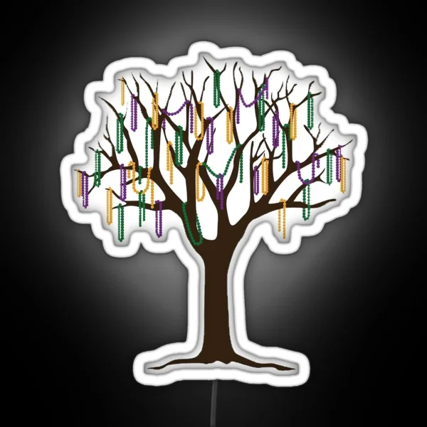 New Orleans Tree RGB Neon Sign