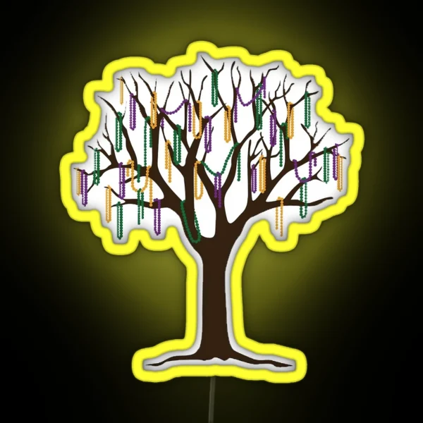 New Orleans Tree RGB Neon Sign