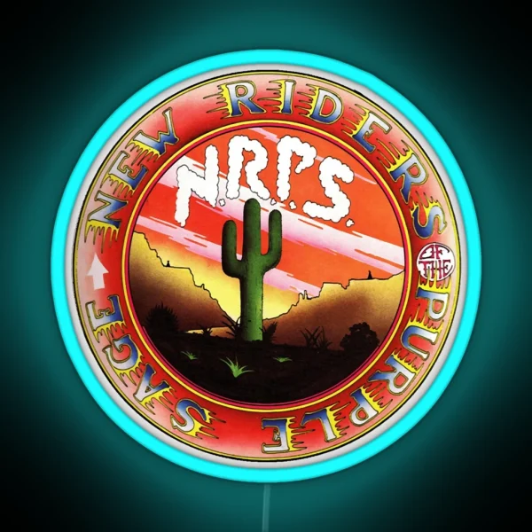 New Riders Of The Purple Sage Classic RGB Neon Sign