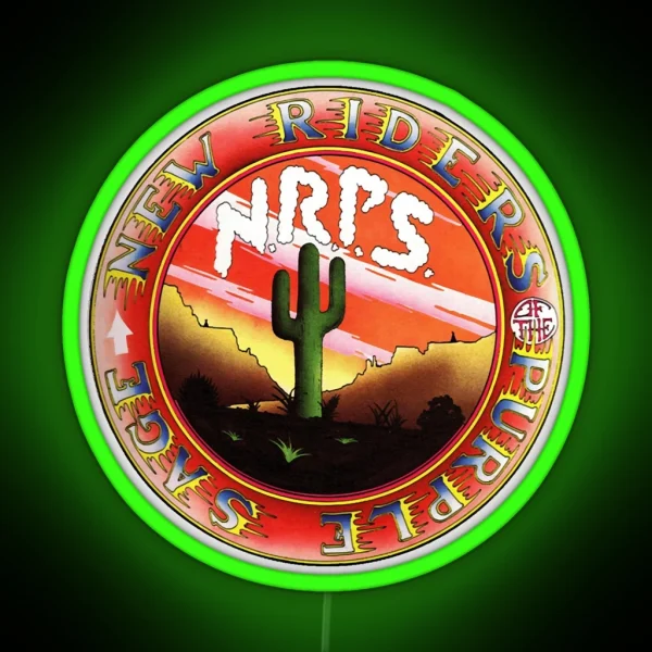 New Riders Of The Purple Sage Classic RGB Neon Sign