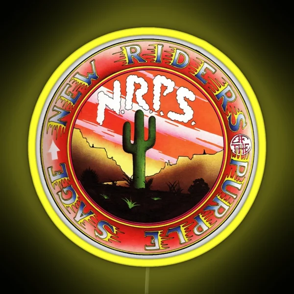 New Riders Of The Purple Sage Classic RGB Neon Sign