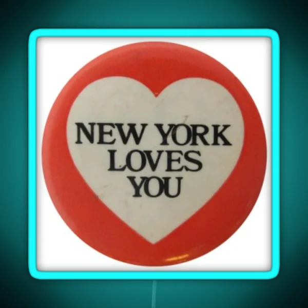 New York Loves You Phone Case RGB Neon Sign