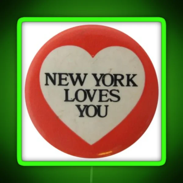 New York Loves You Phone Case RGB Neon Sign