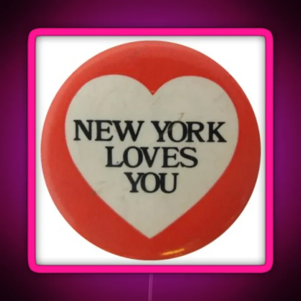 New York Loves You Phone Case RGB Neon Sign