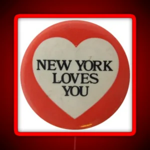 New York Loves You Phone Case RGB Neon Sign