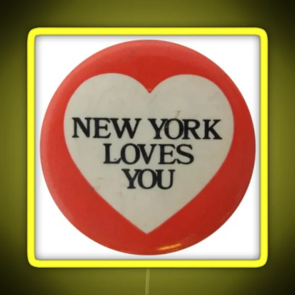 New York Loves You Phone Case RGB Neon Sign