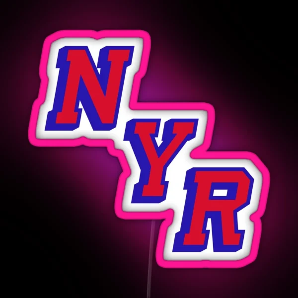 New York Rangers RGB Neon Sign