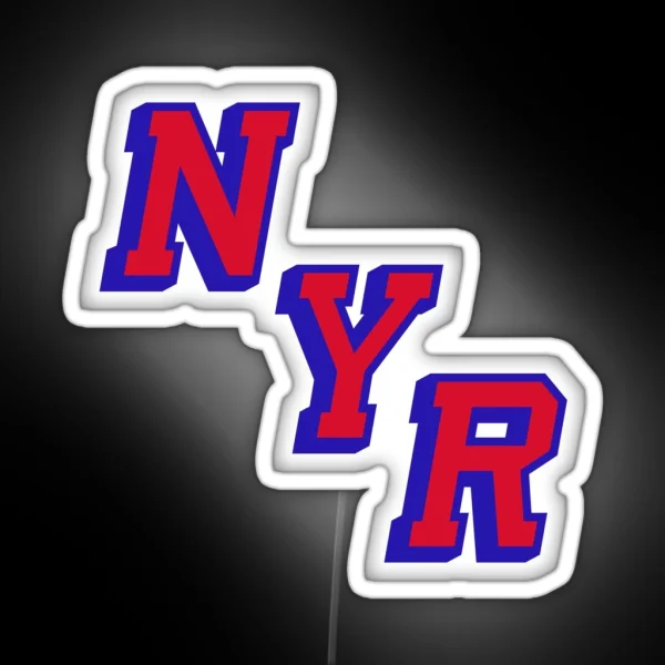 New York Rangers RGB Neon Sign