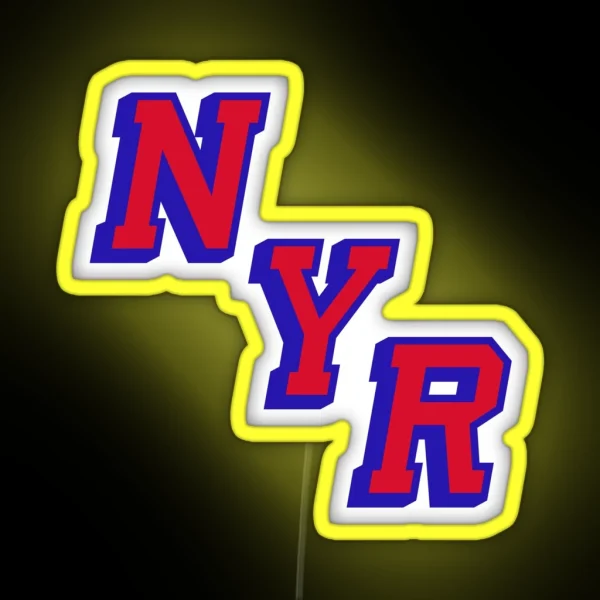 New York Rangers RGB Neon Sign