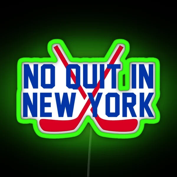 New York Rangers RGB Neon Sign