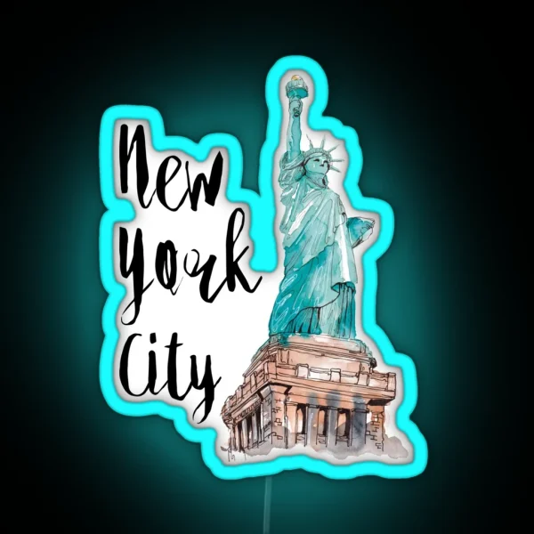 New York RGB Neon Sign