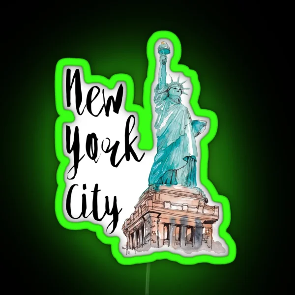 New York RGB Neon Sign