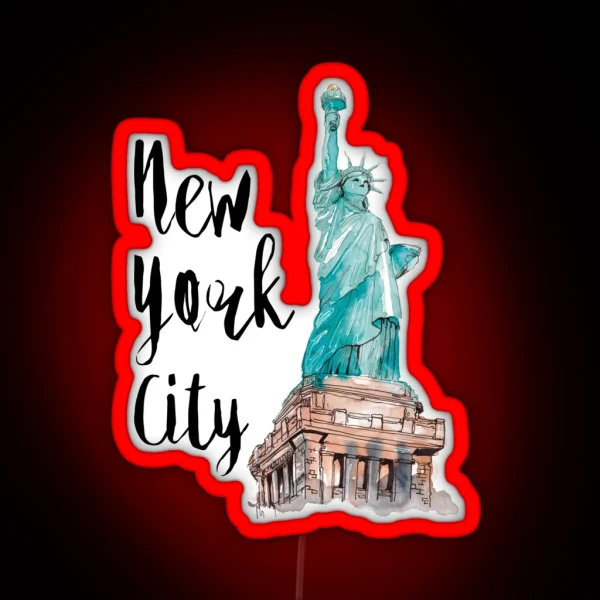New York RGB Neon Sign