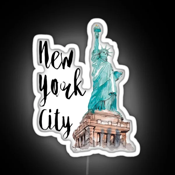 New York RGB Neon Sign