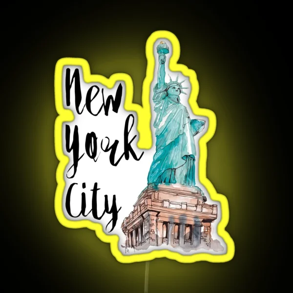 New York RGB Neon Sign